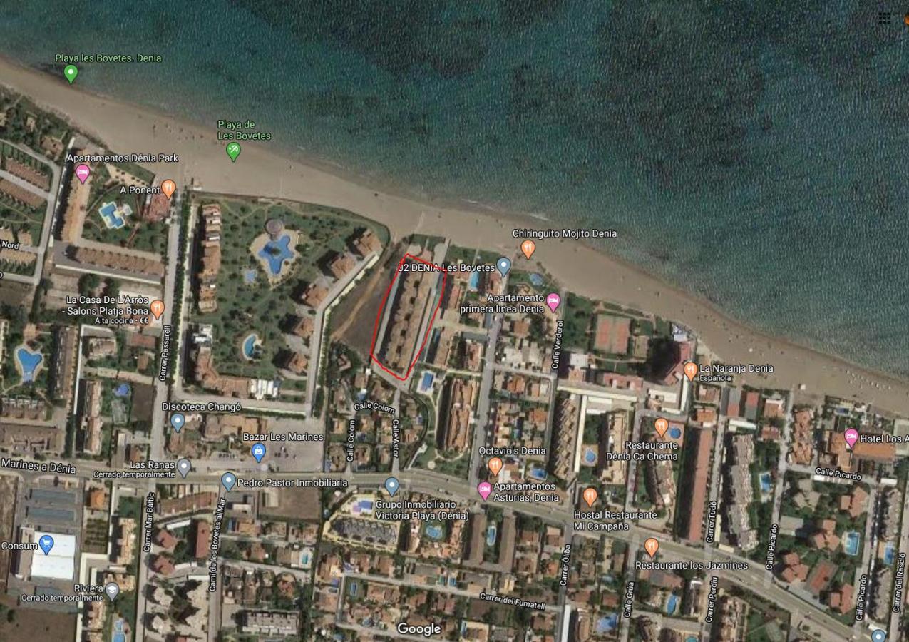 A Primera Linea De Playa Dénia Exterior foto